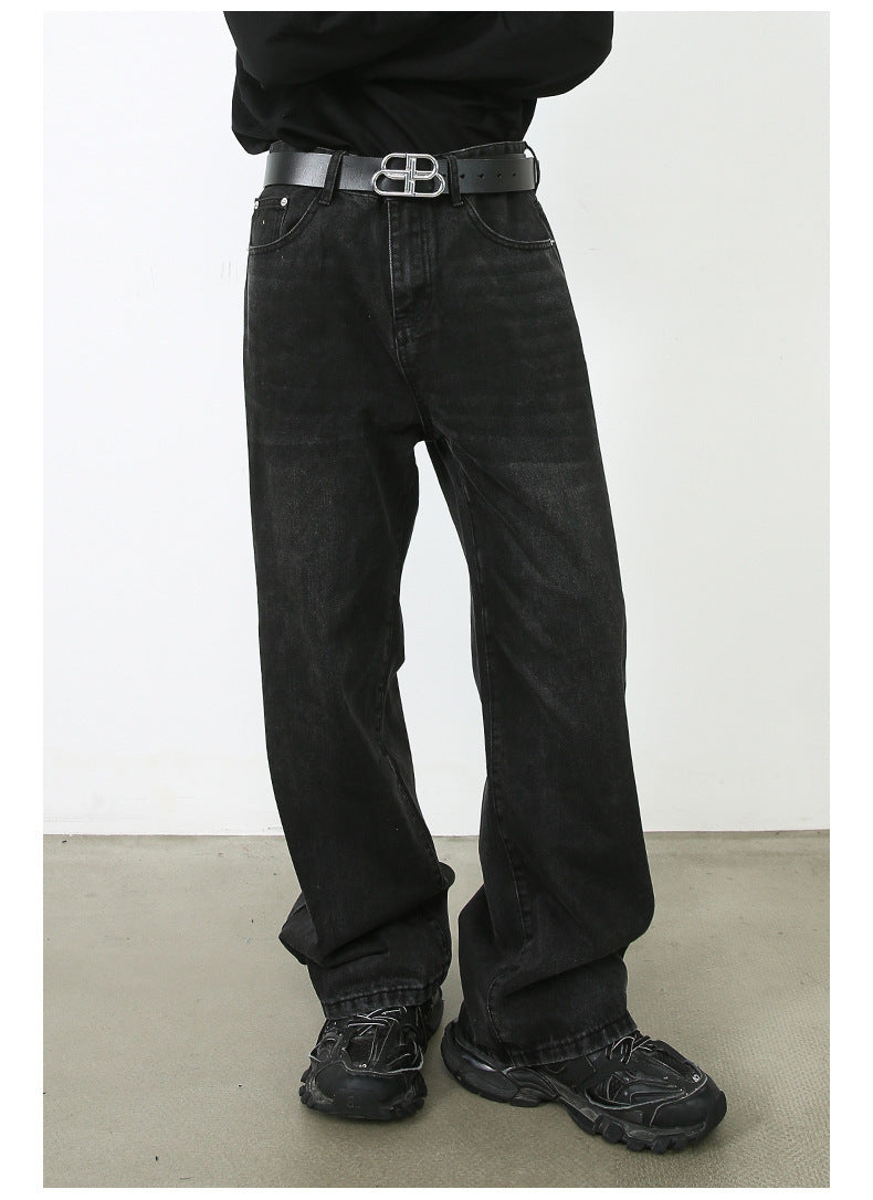 Loose Straight Jeans - Men's Wide Leg Pants - Shop Swazeyfit