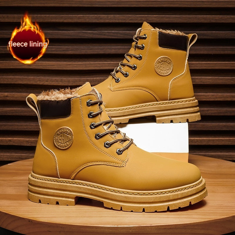 Men's High-Top Warm Boots - Thickened Style - Shop Swazeyfit