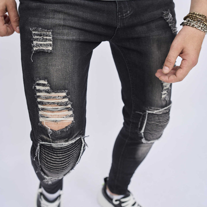 Men's Ripped Jeans - Slim Fit Jeans - Shop Swazeyfit