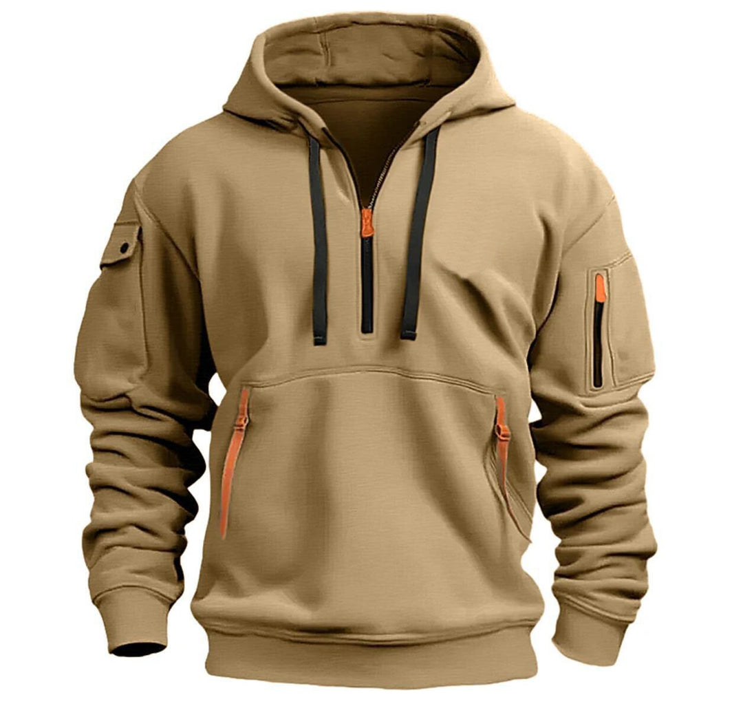 Dropped Shoulder Pullover - Hooded Sweatshirt - Shop Swazeyfit