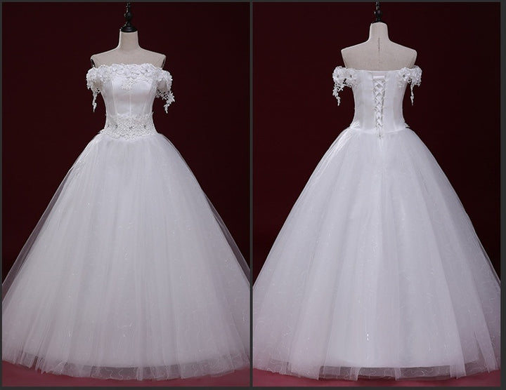 Wedding Dresses Strapless Lace