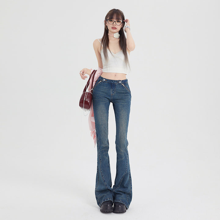 Fashionable American-style Skinny Jeans For Women