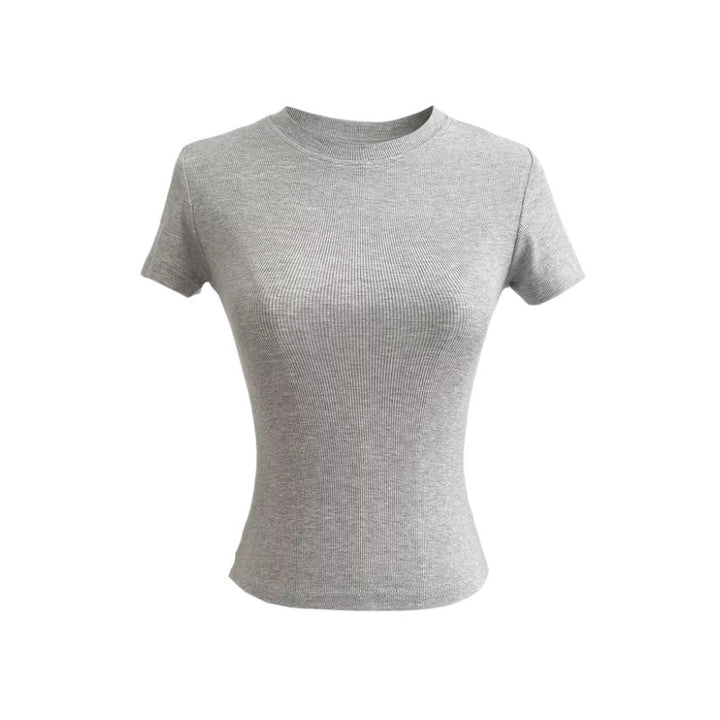 Women's Retro Tight Short-sleeved T-shirt