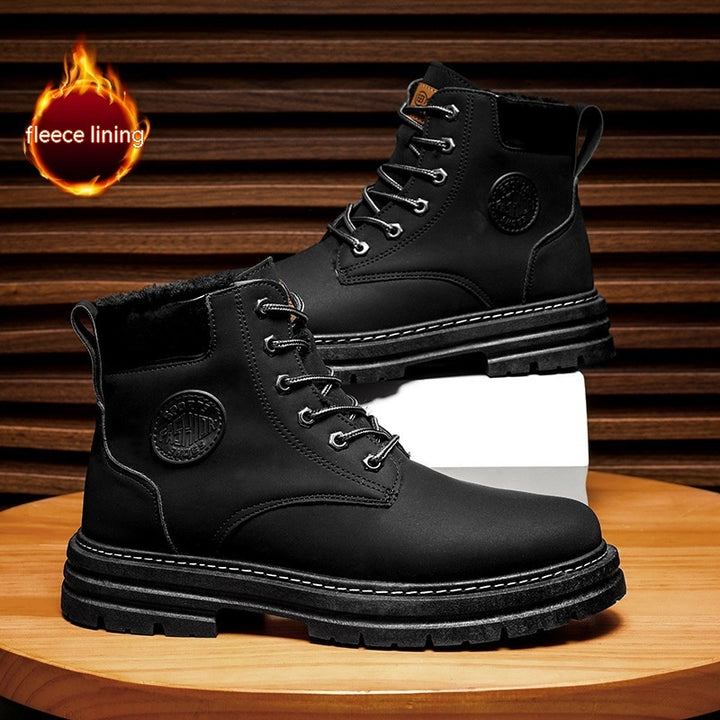 Men's High-Top Warm Boots - Thickened Style | Shop Swazeyfit