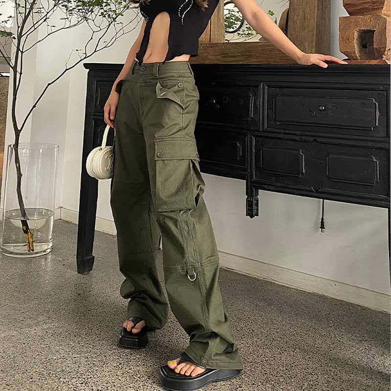 Women's Cargo Pants - Loose Straight Pants - Shop Swazeyfit