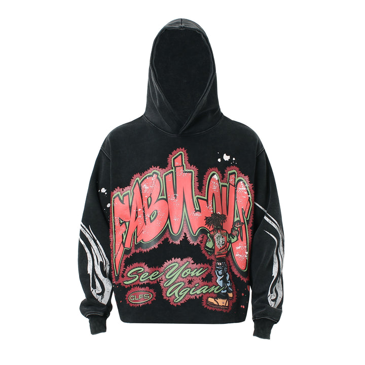 Water Printed Hoodie - American Street Fashion - Shop Swazeyfit