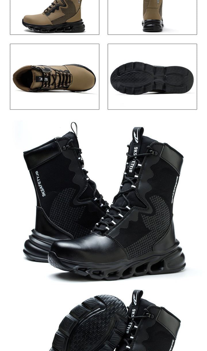 Pierce Resistant Combat Boots - High Tops - Shop Swazeyfit