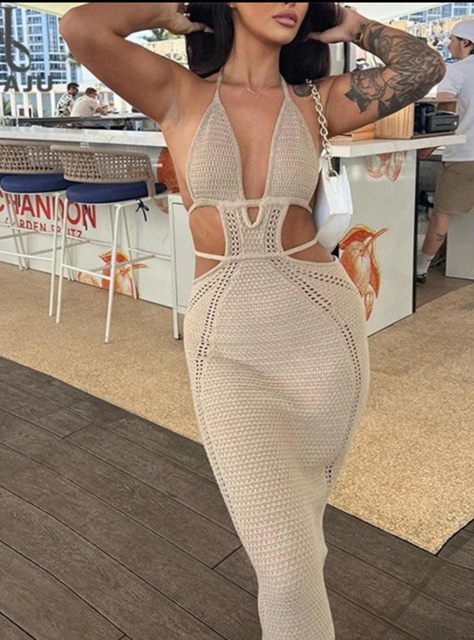 Swazeyfit Sexy Knitted Summer Body Dress