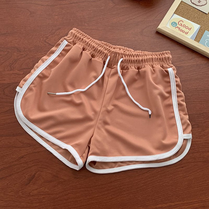 Women's Sports Style Elastic Waist Casual Shorts