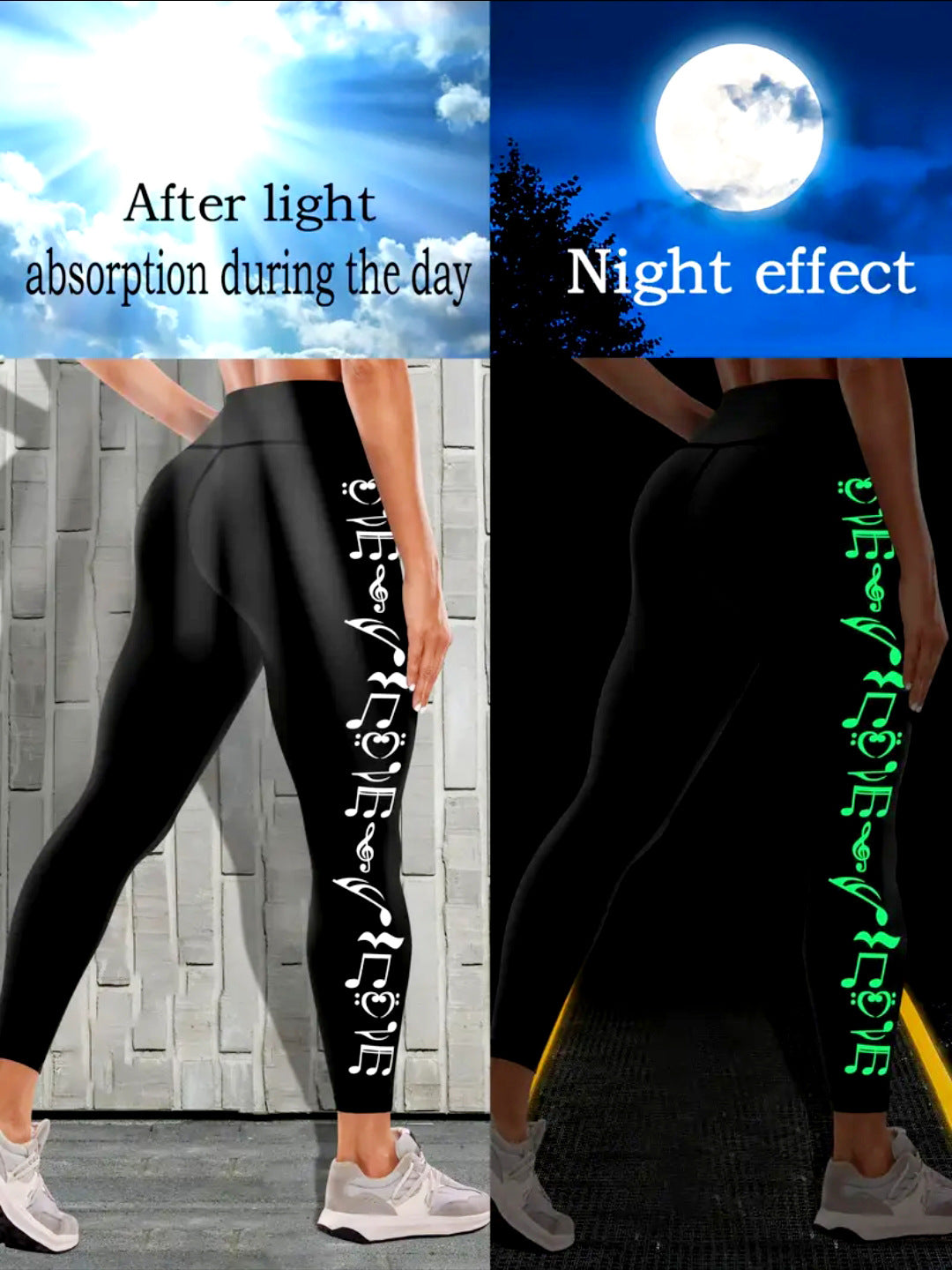 Women's Fashion New Luminous Yoga Pants