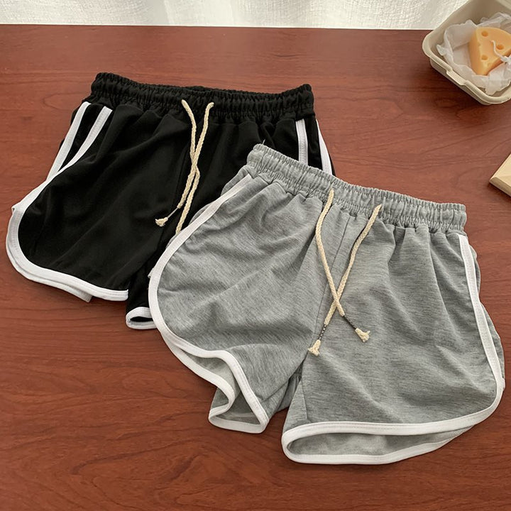 Women's Sports Style Elastic Waist Casual Shorts