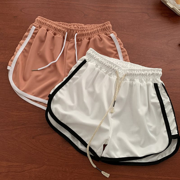 Women's Sports Style Elastic Waist Casual Shorts