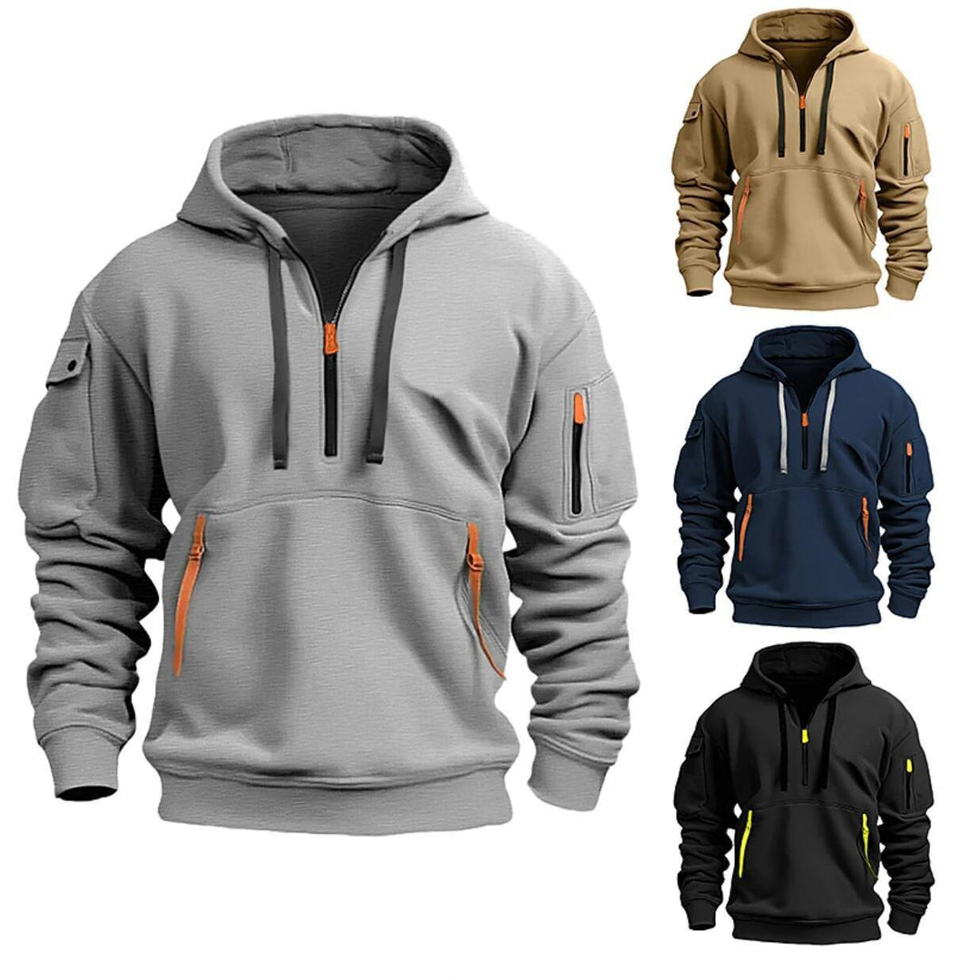 Dropped Shoulder Pullover - Hooded Sweatshirt - Shop Swazeyfit