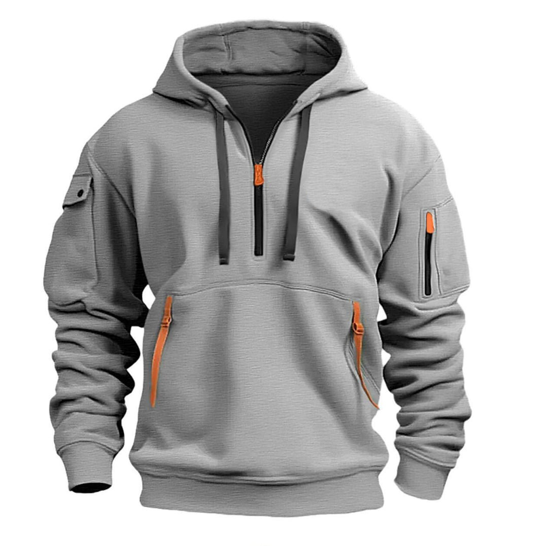 Dropped Shoulder Pullover - Hooded Sweatshirt - Shop Swazeyfit