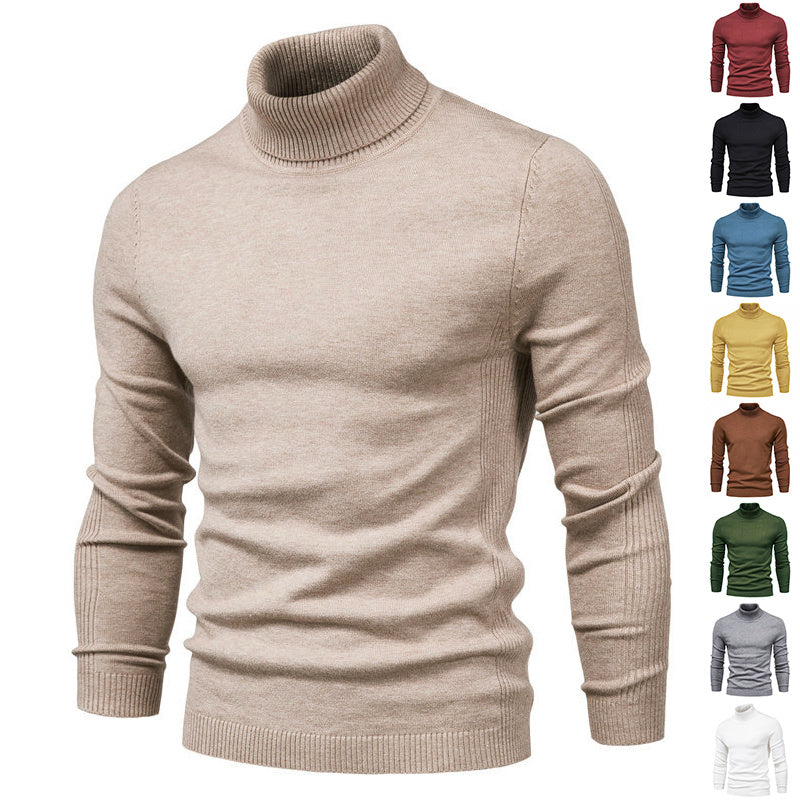 Men's Slim Turtleneck Sweater - Casual Winter Tops - Shop Swazeyfit