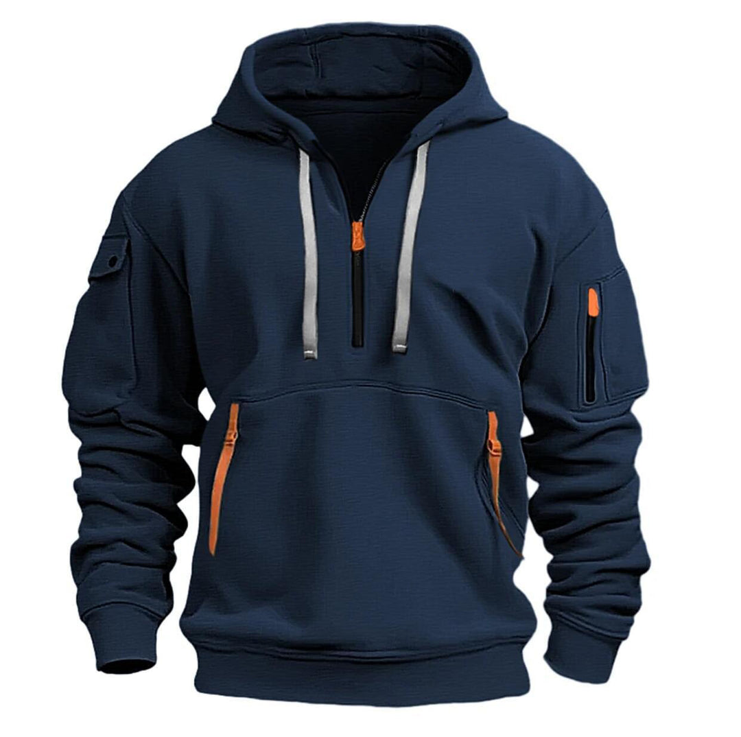 Dropped Shoulder Pullover - Hooded Sweatshirt - Shop Swazeyfit