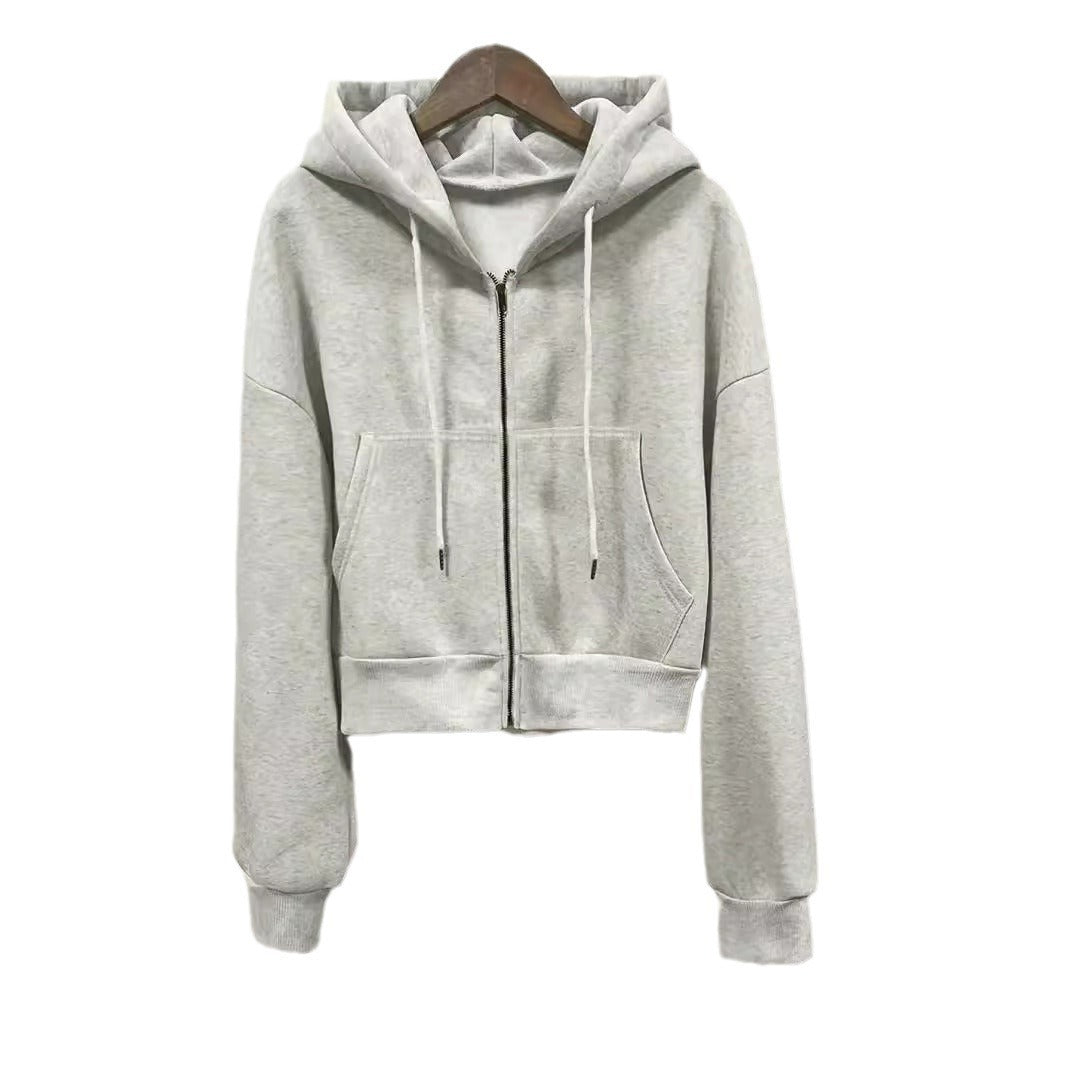 Simple Temperament Hoodie - Drawstring Design Hoodie - Shop Swazeyfit