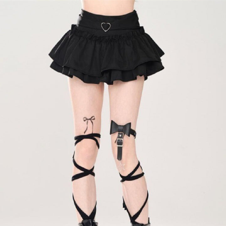 A-line Summer Puffy Skirt Slimming Cake Skirt Short Skirt