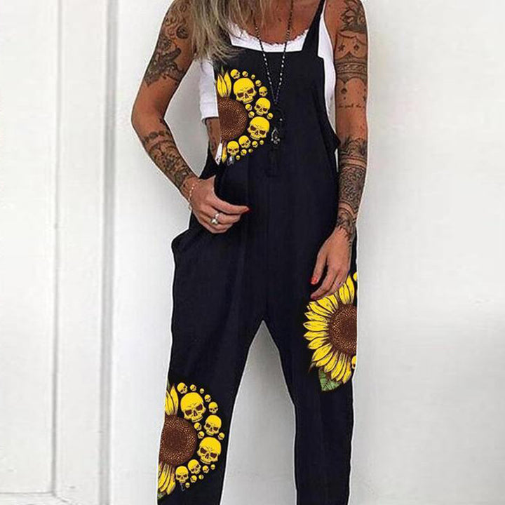 Women’s Fashion Overalls - Skull Print Overalls - Shop Swazeyfit