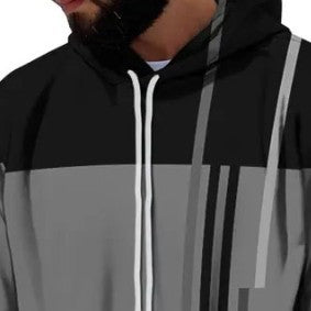 Men's Plus Size Pullover - Hooded Sports Sweater - Shop Swazeyfit