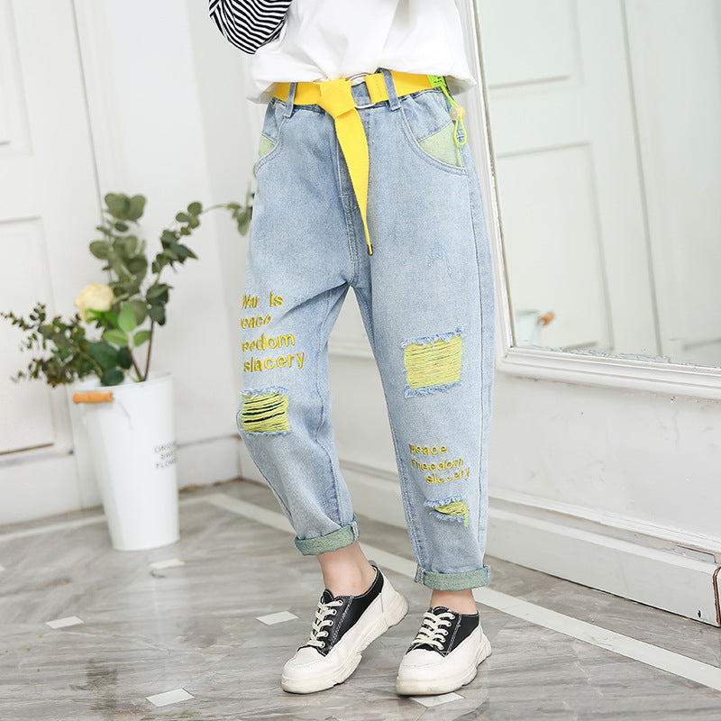 Spring Beggar Pants | Big Children’s Loose Pants | Shop Swazeyfit